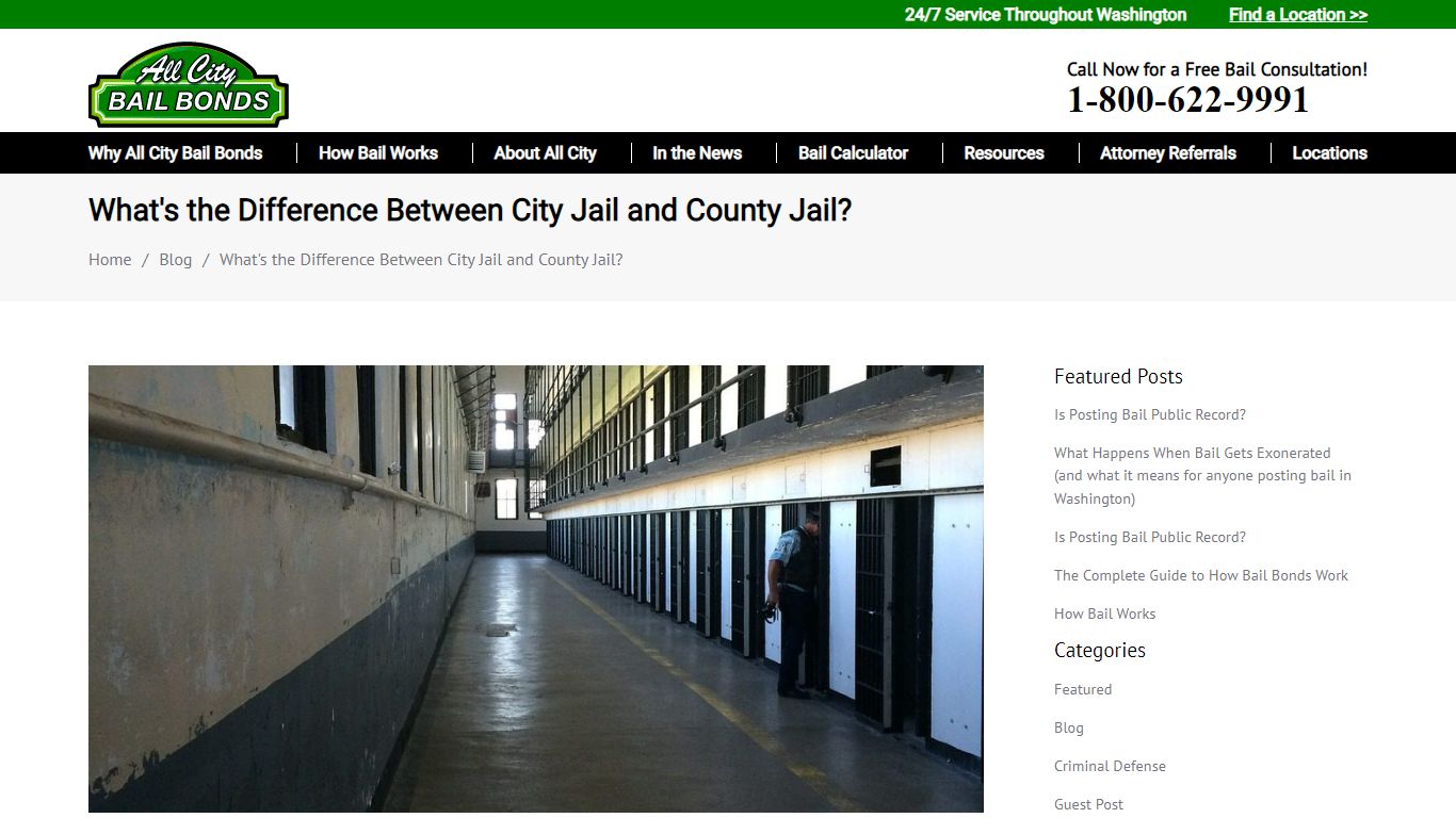 What's the Difference Between City Jail and County Jail?